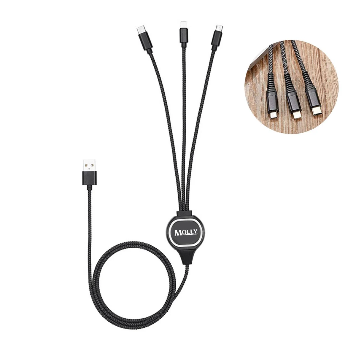 3 in 1 Multifunction Fast Charger Cable 1