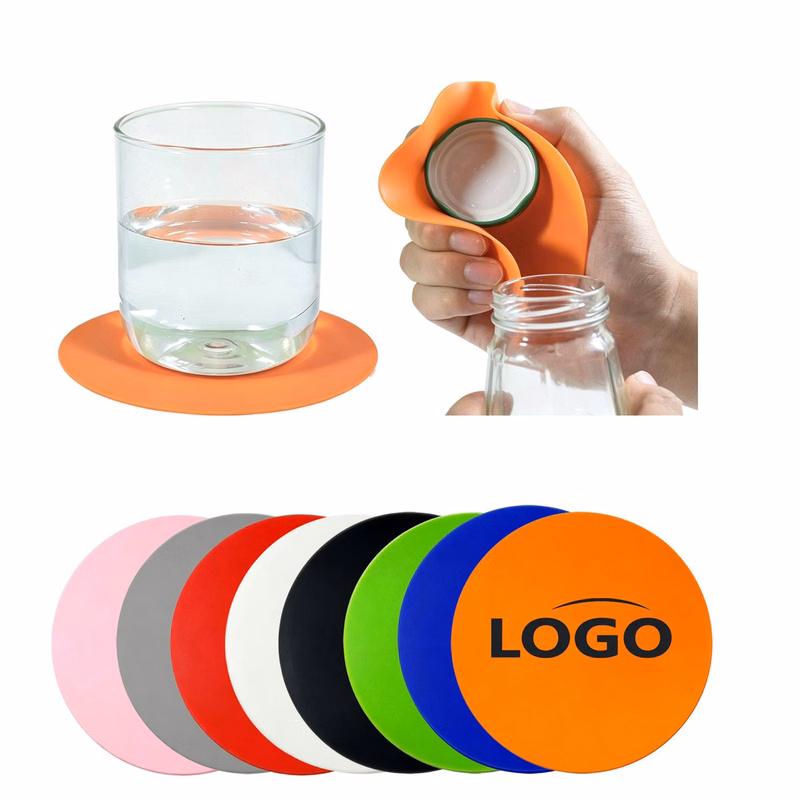 Round Silicone Jar Opener Pad