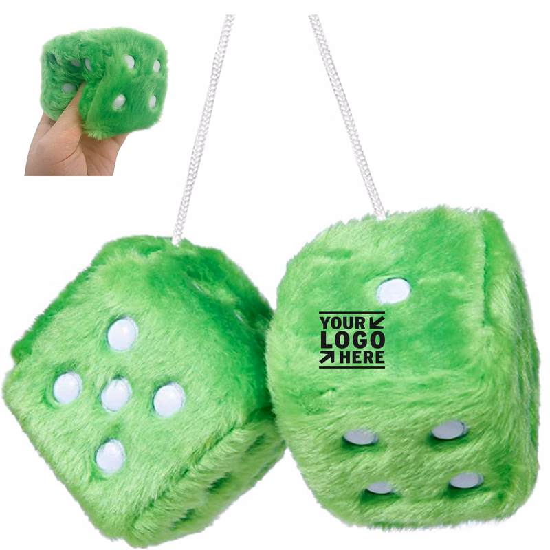20 Sided Plush Dice Danglers for Car Mirror