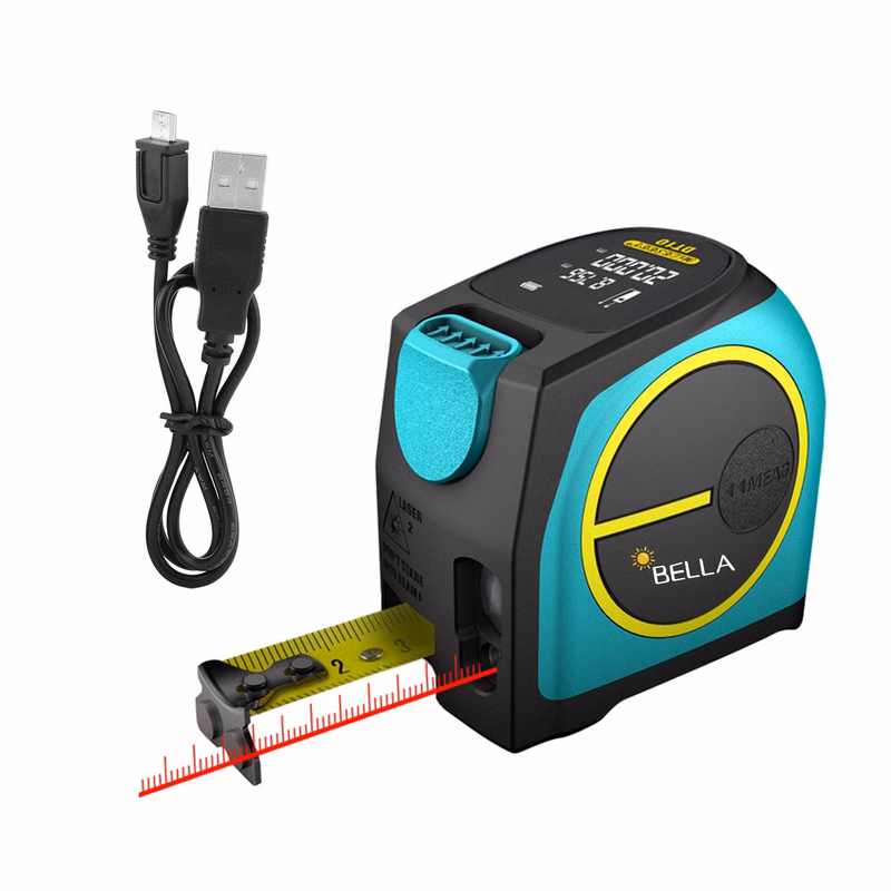 2 In 1 Rechargable Lasers Tape Measure