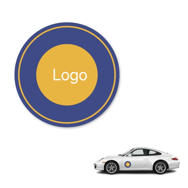 5 3/4" D Circle Car Magnet 1