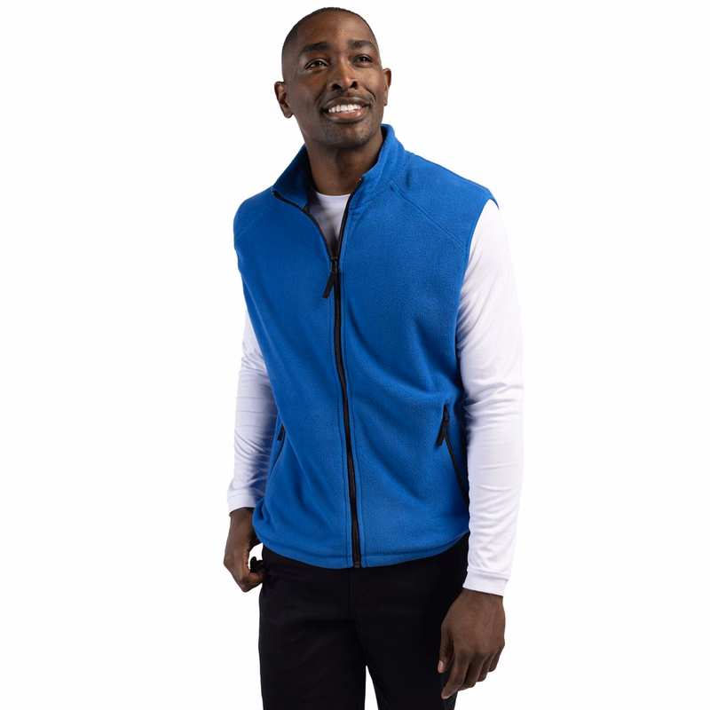 Clique Summit Performance Fleece Mens Full Zip Vest