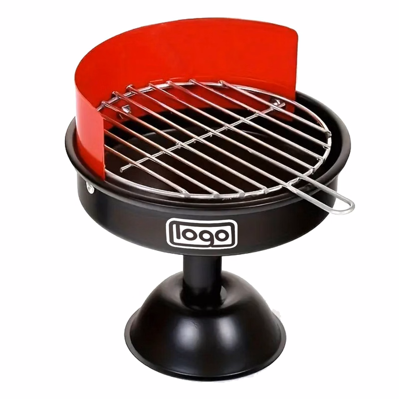 Creative Barbecue Grill Shaped Metal Ashtray
