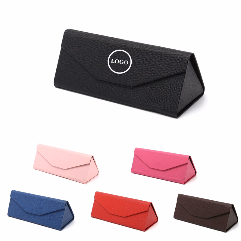 Stylish Foldable Eyeglass Case with Flip Closure