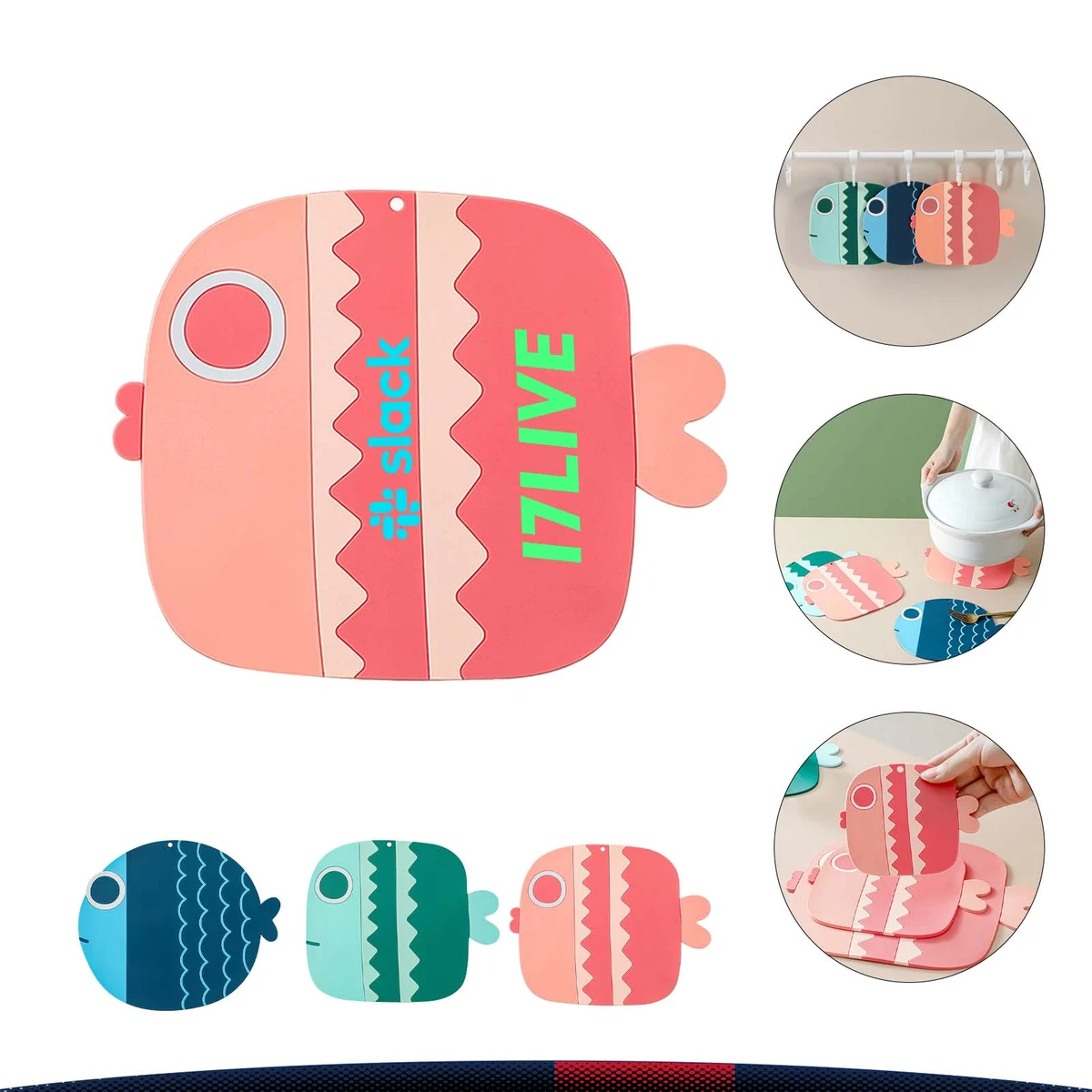 Cartoon Fat Fish Heat Shield 1