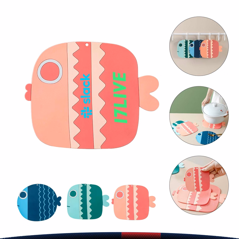 Cartoon Fat Fish Heat Shield