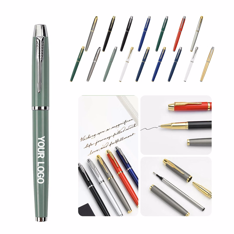 Luxury Business Pen with Secure Clip and Refillable Ink