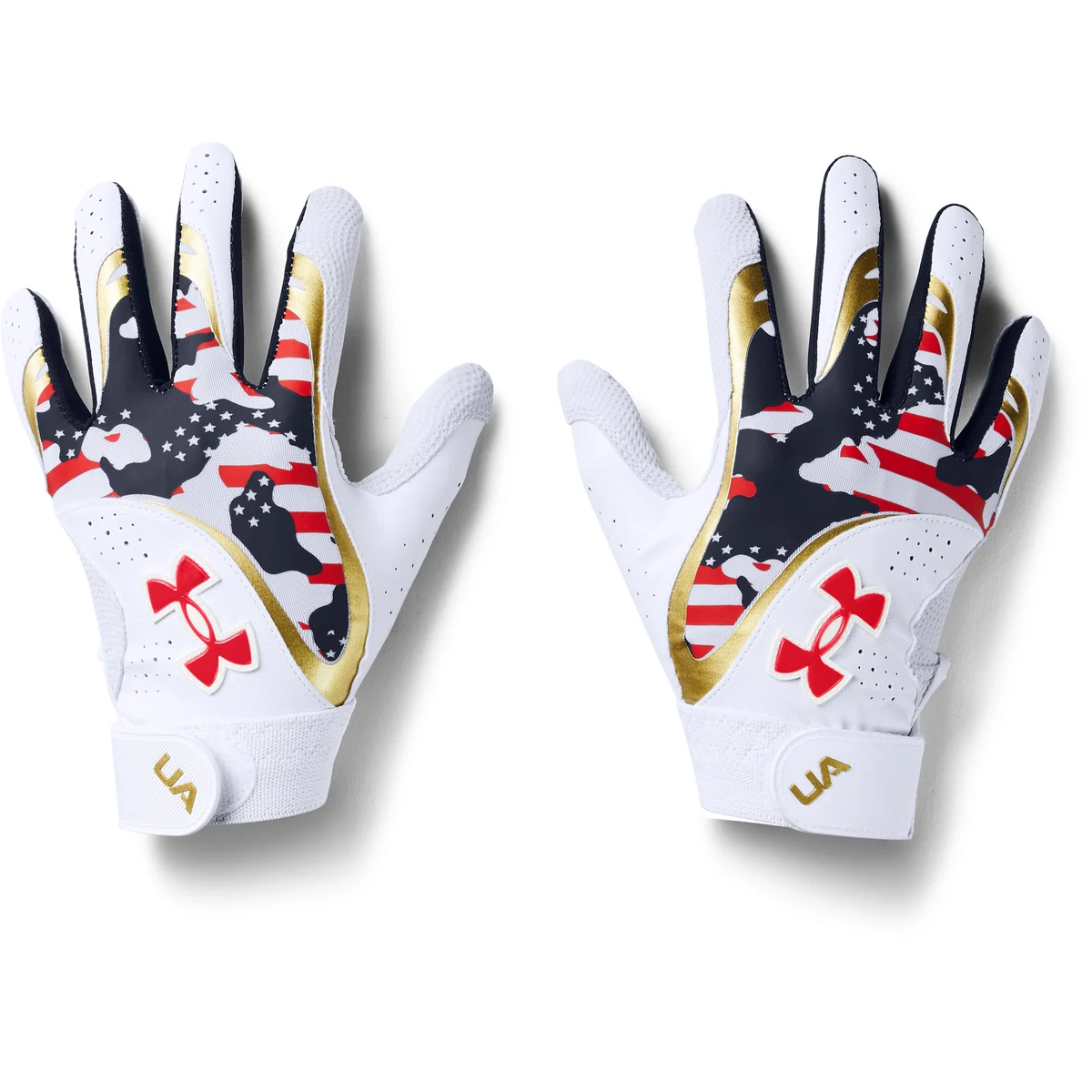Women's UA Radar Stars & Stripes Batting Gloves 1