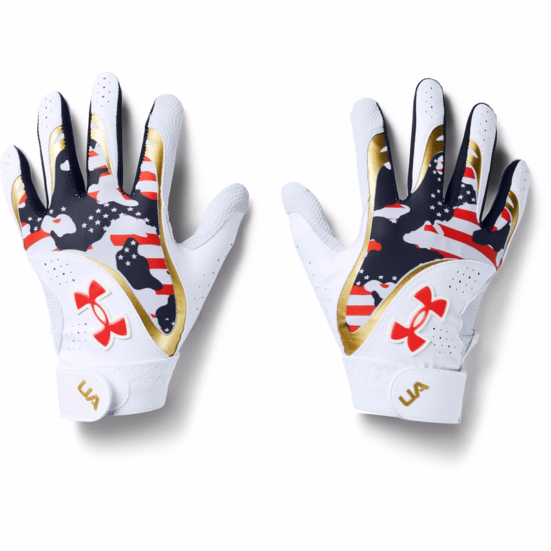Women's UA Radar Stars & Stripes Batting Gloves 