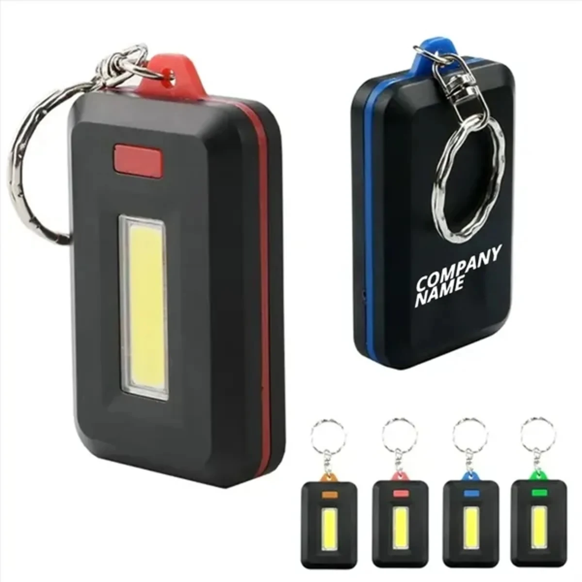 Mini COB Flashlight Keychain 1