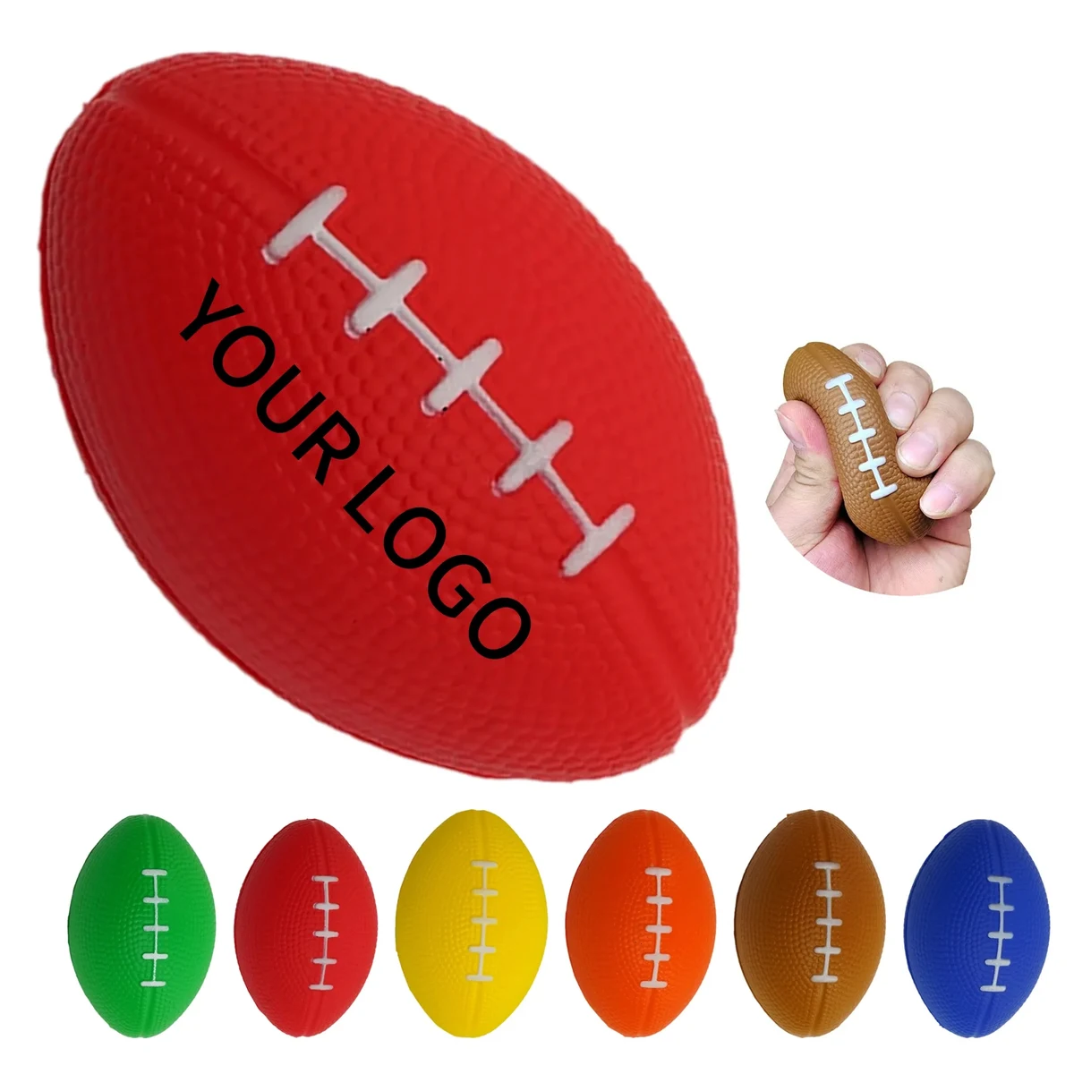 PU Foam Rugby Stress Relief Toy 1