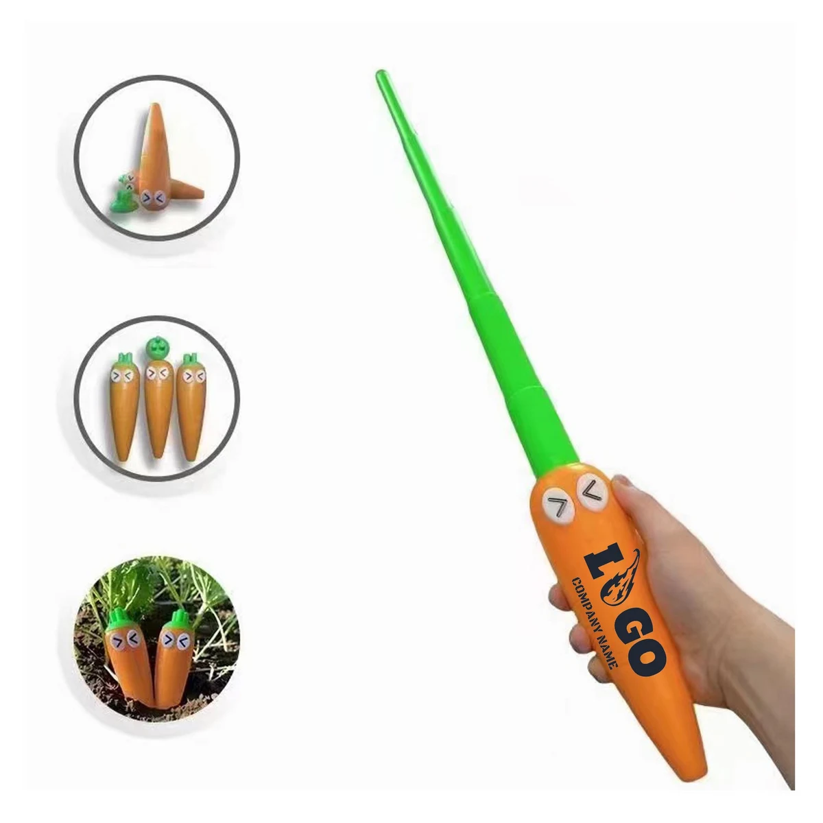 Carrot Shape Expandable Stick Toy 1