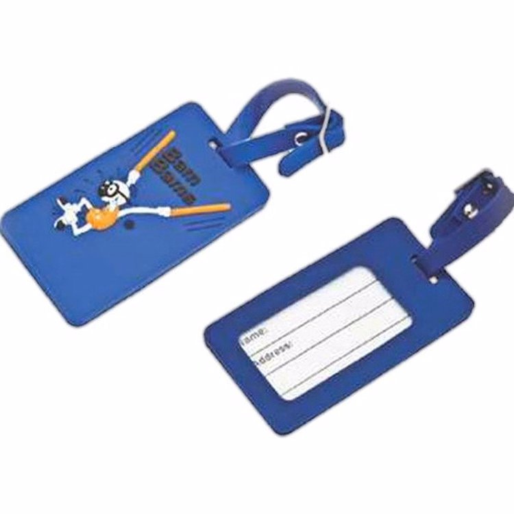 Soft PVC 2D Luggage Tag