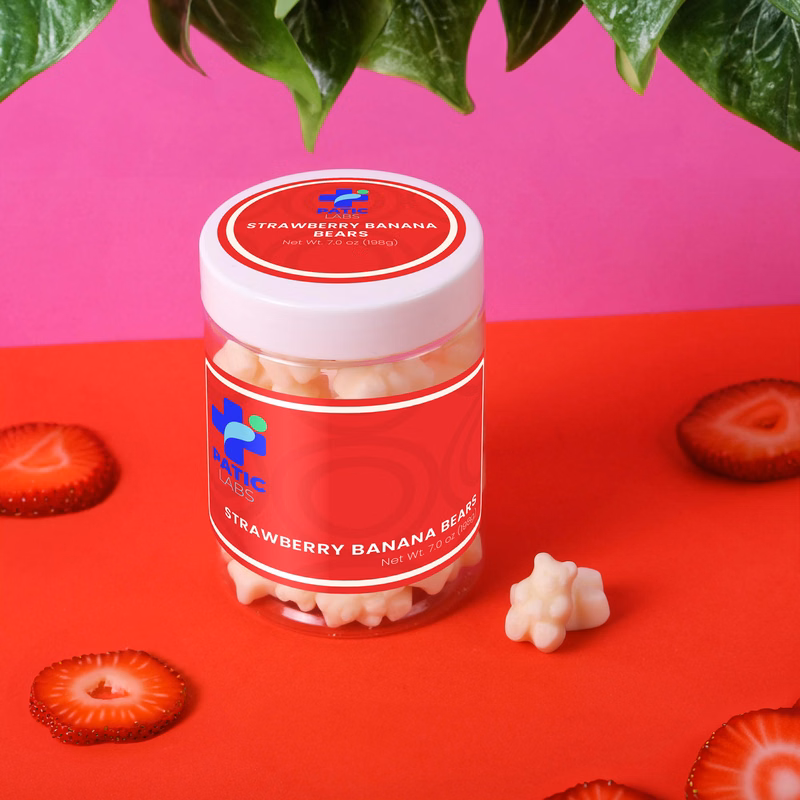 Strawberry Banana Bears: Large Jar