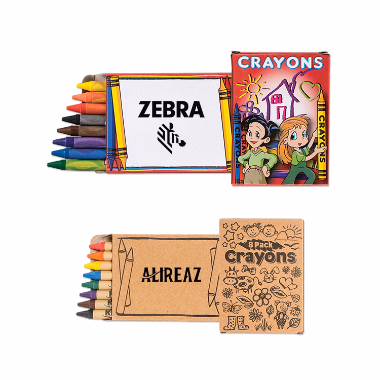 8 Pack Kids Crayons