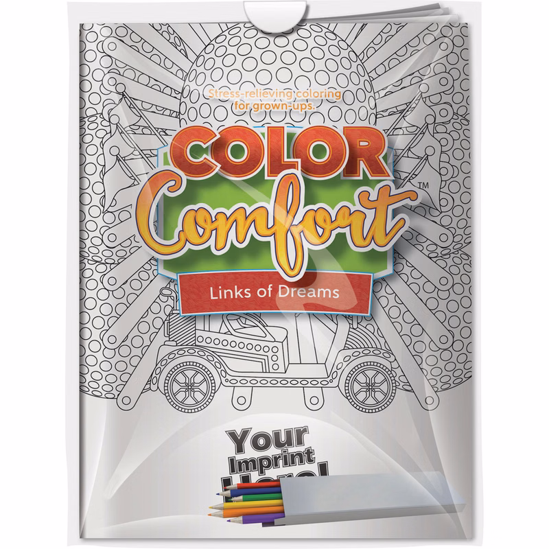 Combo Pack - CC110 Color Comfort & 6-Pack of Colored Pencils in a Poly Bag