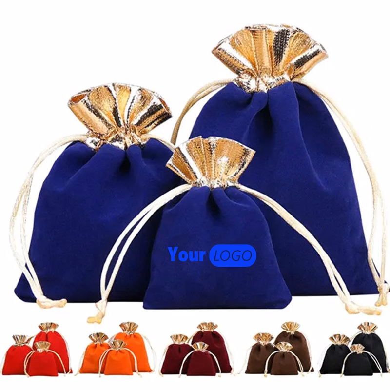 Luxury Velvet Gift Bag for Jewelry Storage