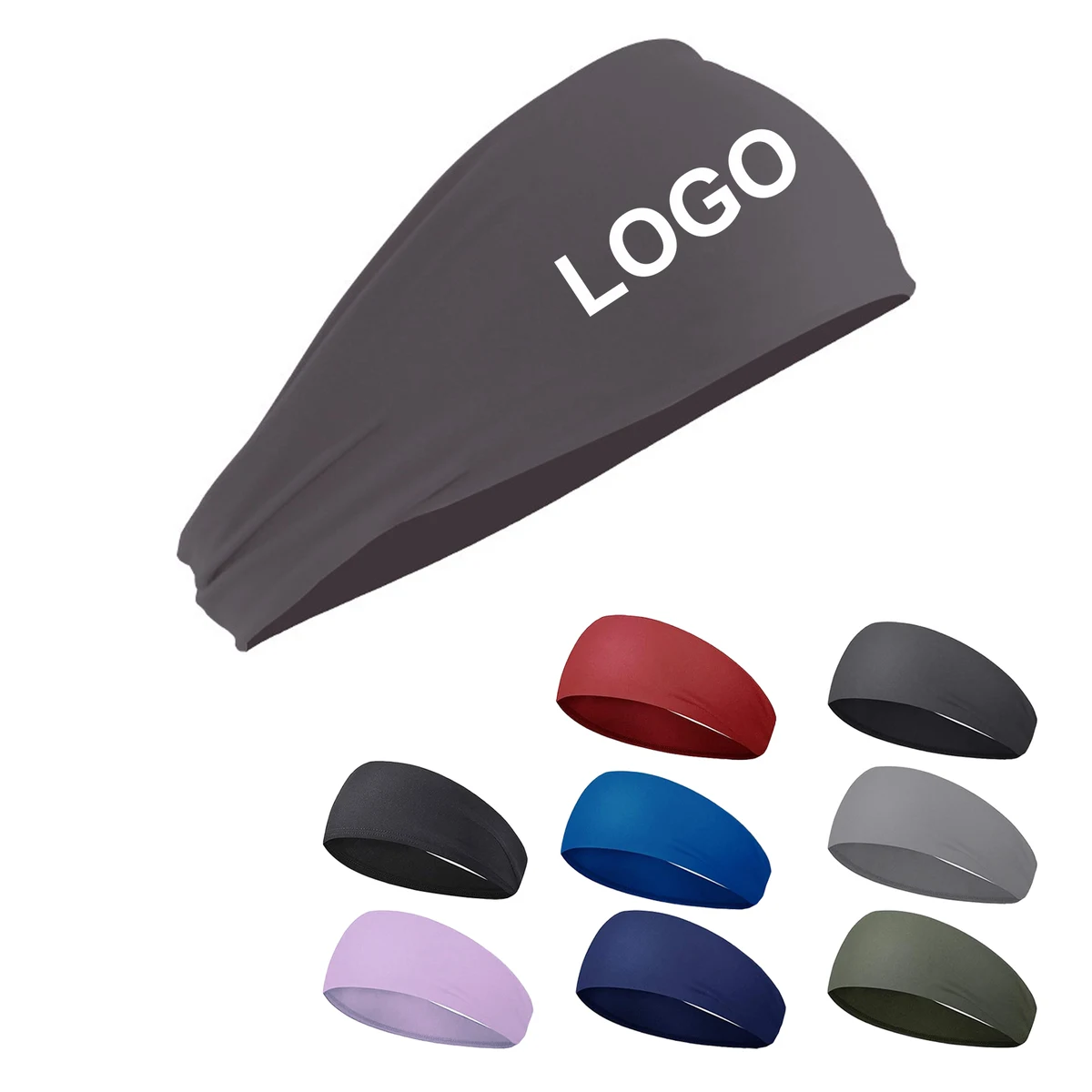 Customizable Logo Men's And Women's Running Fitness Headband 1