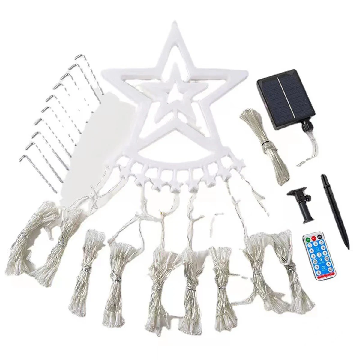 outdoors Christmas Decorations Star Lights 1