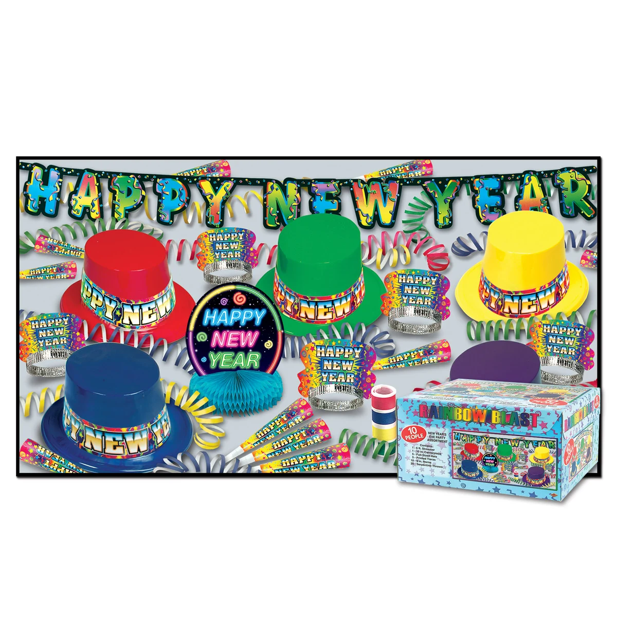 Rainbow Blast New Year Assortment For 10 1