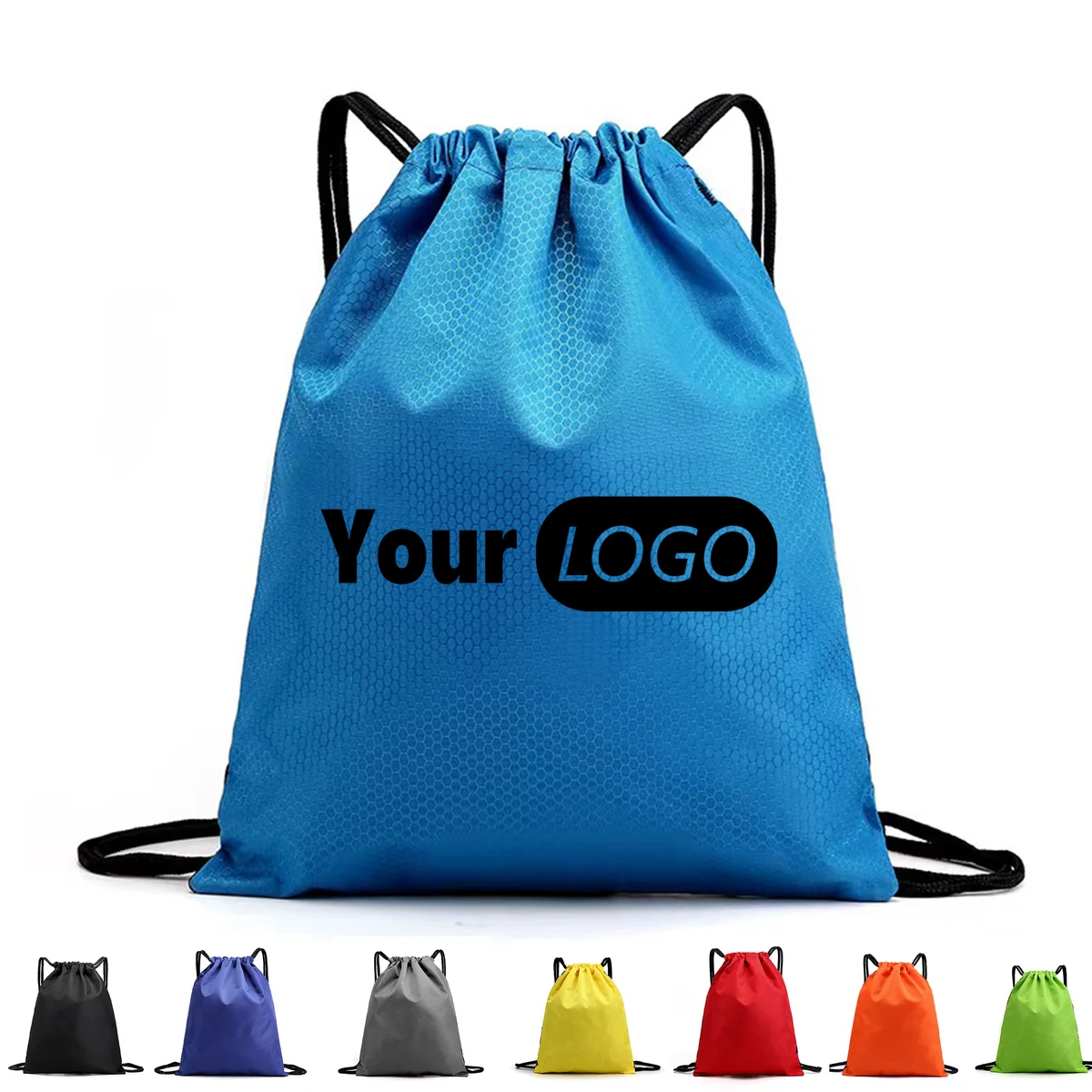 Oxford Cloth Drawstring Sport Backpack 1