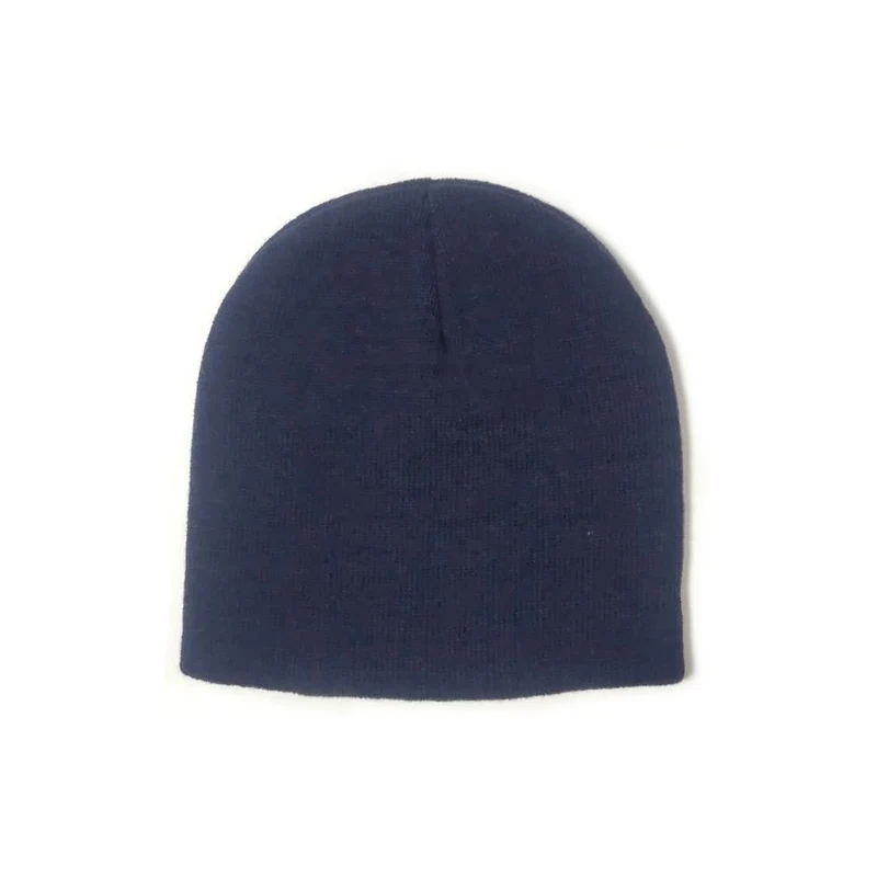 Non-Cuff Knitted Acrylic Beanie 1