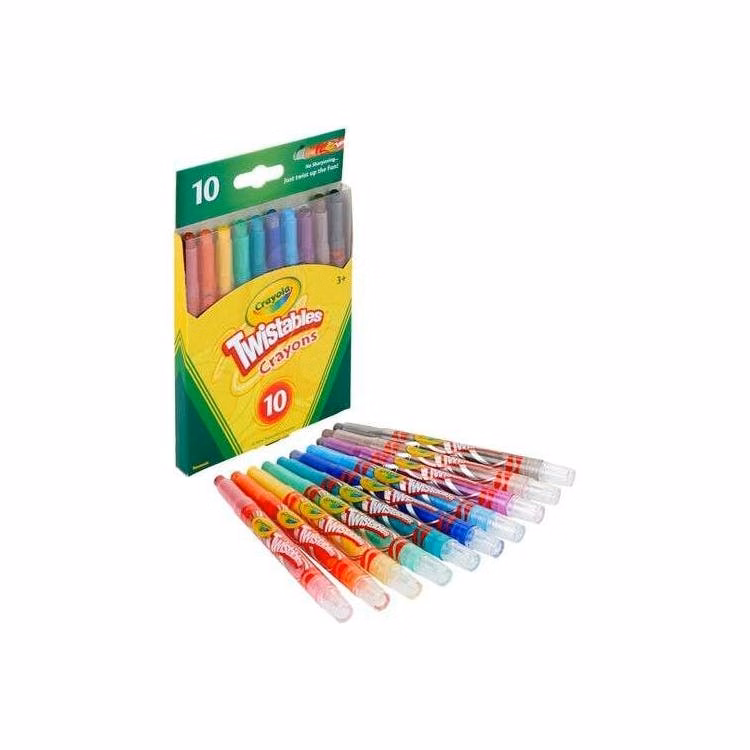 Crayola Mini Twistables Crayons - 10 Pack