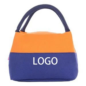 Square Canvas Lunch Bag For Food Storage 1