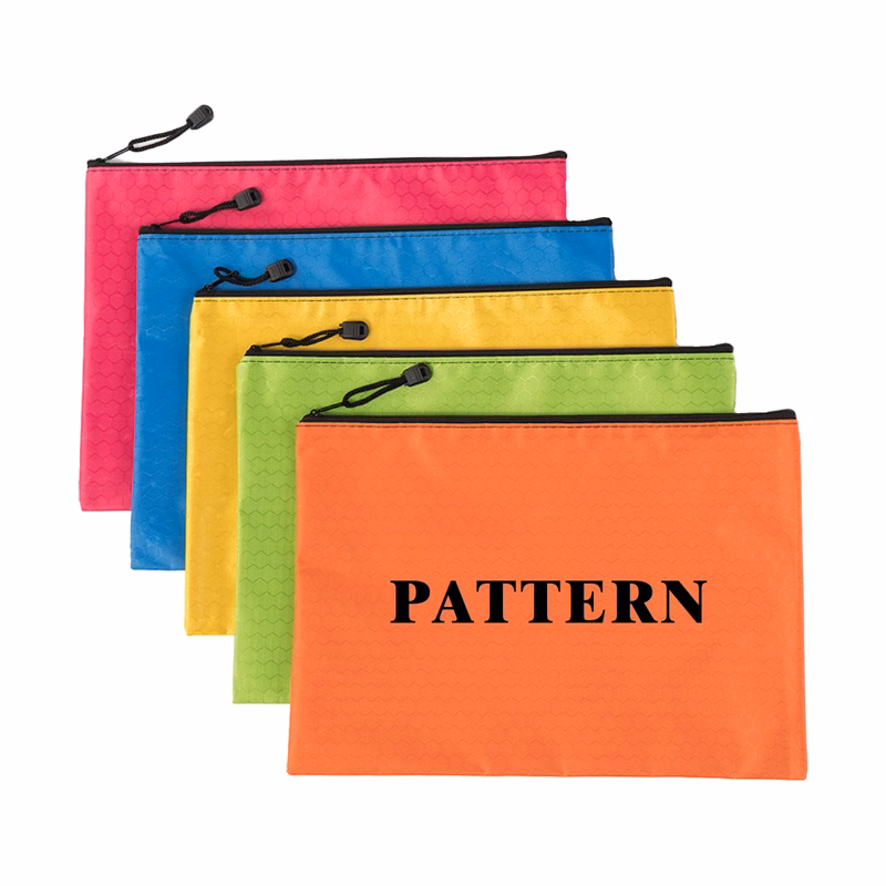 Canvas Zip File Bag