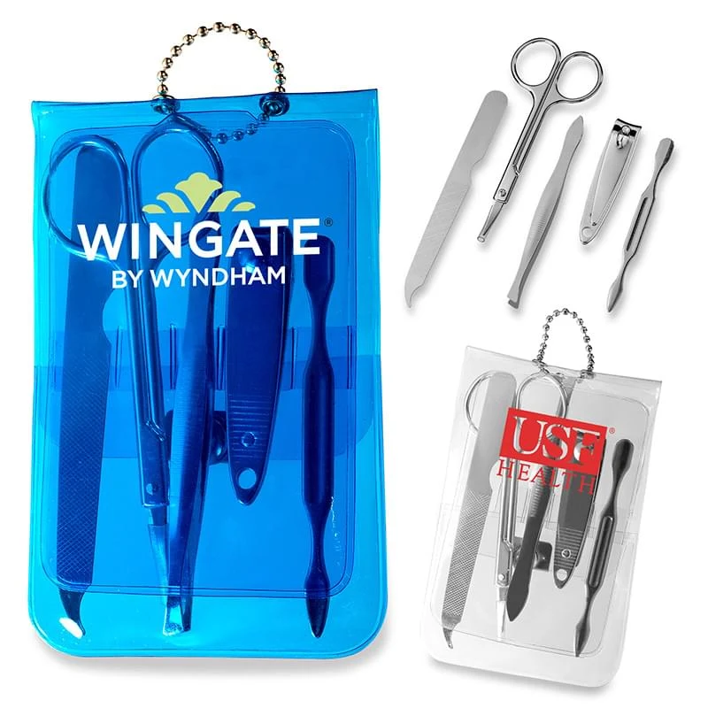 Translucent 5-Piece Manicure Pouch 1