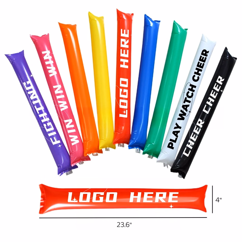 Reusable Cheering Thicken Inflatable Thunder Stick MOQ100