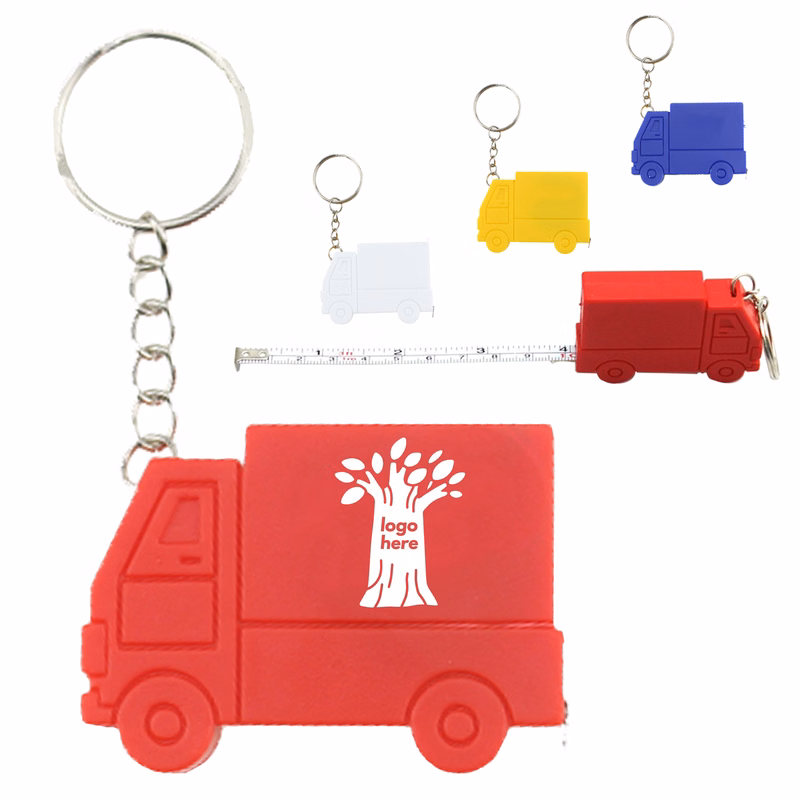 Truck Shaped Keychain Tape Measure