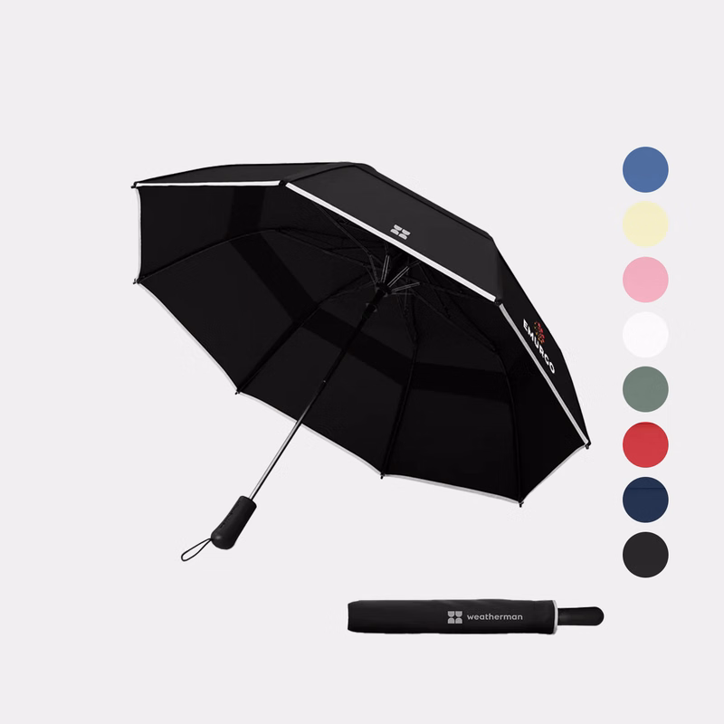 Weatherman® 100% Recycled 50″ arc Trek Umbrella