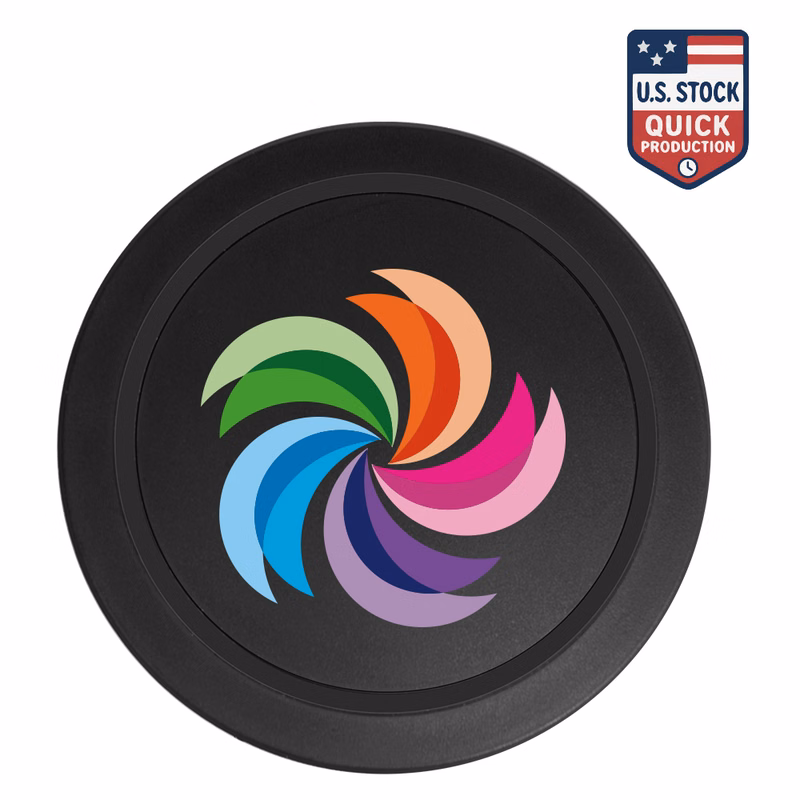 Qi Certified 10W Fast Wireless Charger With Non-Skid Ring Bumper
