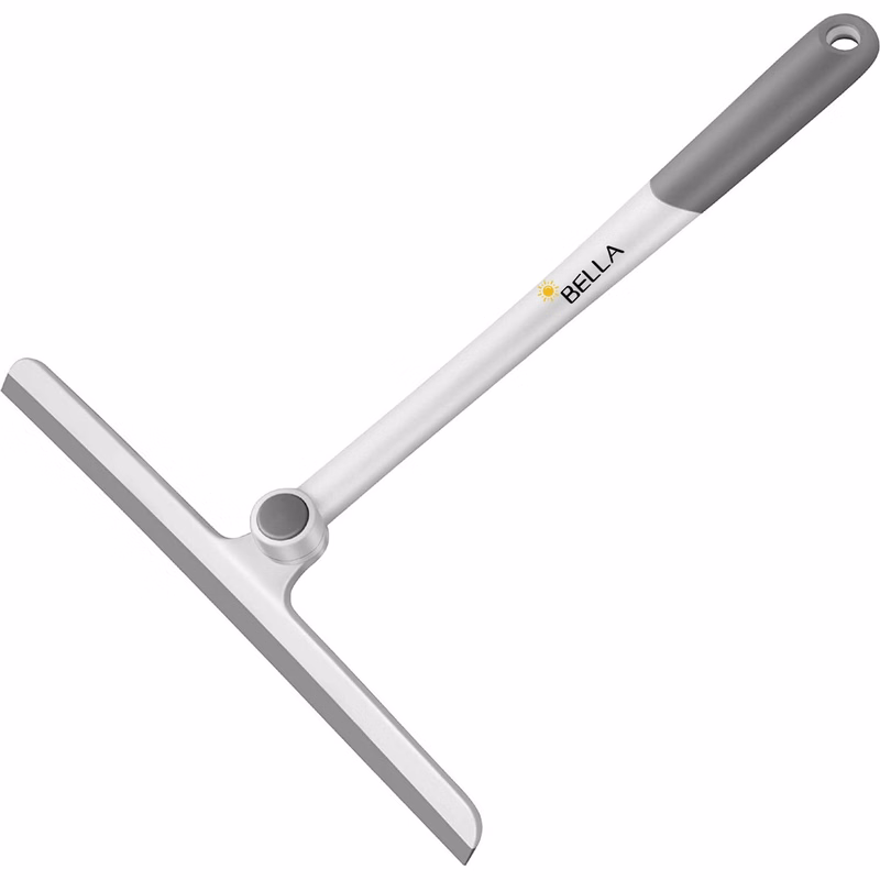Shower Squeegee Silicone Glass Window with Non-Slip