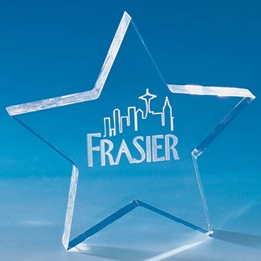 ACRYLIC STAR PAPERWEIGHT 1