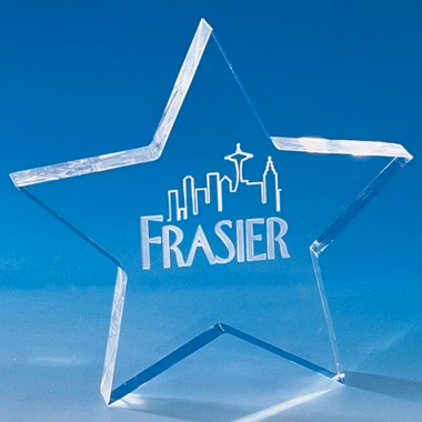ACRYLIC STAR PAPERWEIGHT