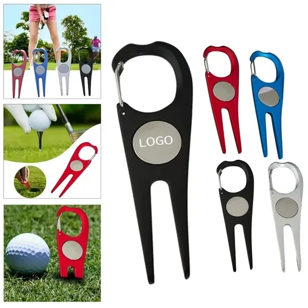 Aluminum Golf Divot Repair Tool 1