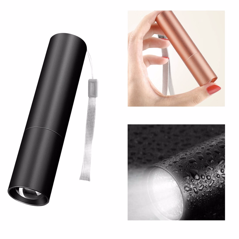 MOQ 10 PCS Power - Efficient Portable Adjustable Flashlight