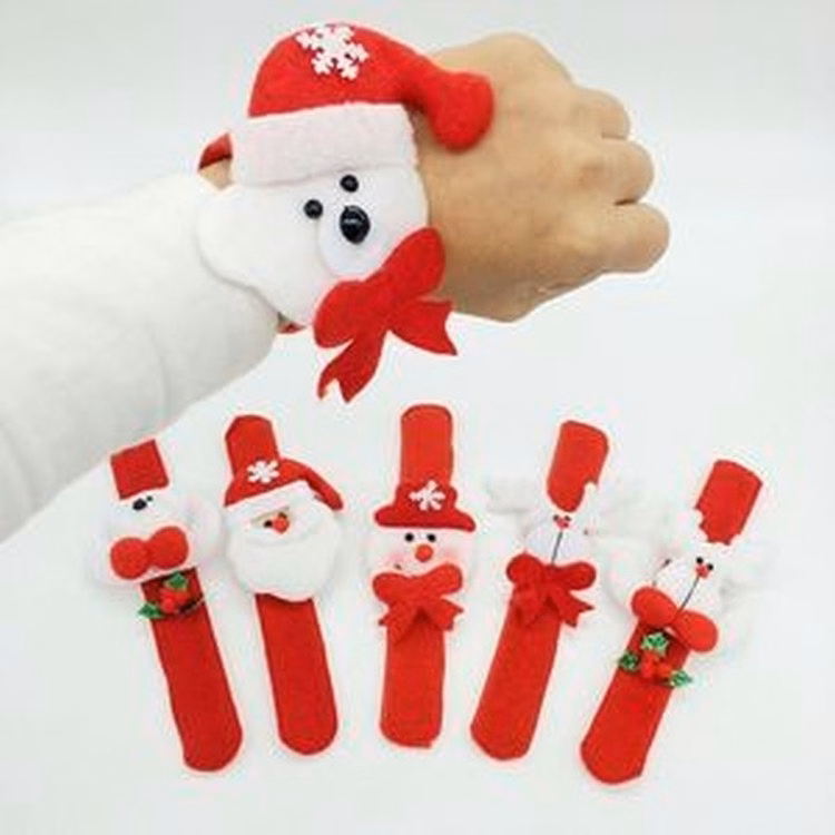 Christmas Style Slap Band Bracelet