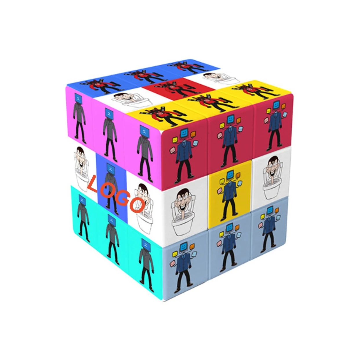 Toilet Man Rubik's Cube (direct import) 1