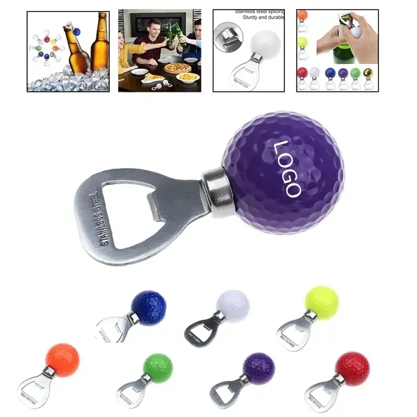 Steel Golf Bottle Opener - Stainless Steel Bar Tool 1