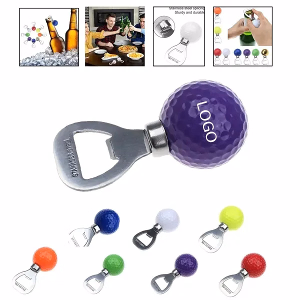 Steel Golf Bottle Opener - Stainless Steel Bar Tool