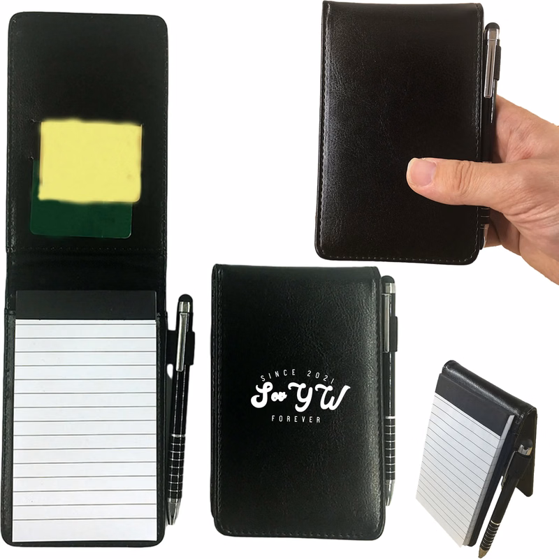 A7 Business Notebook with Pen & Card Slot