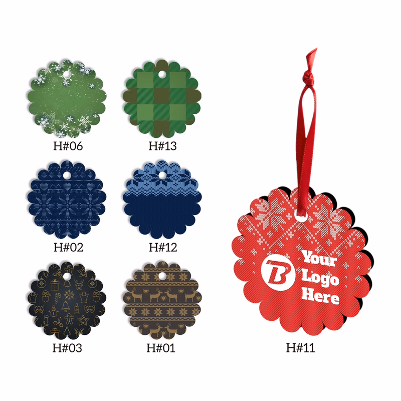 Free Shipping Full Color Christmas Ornament - Flower