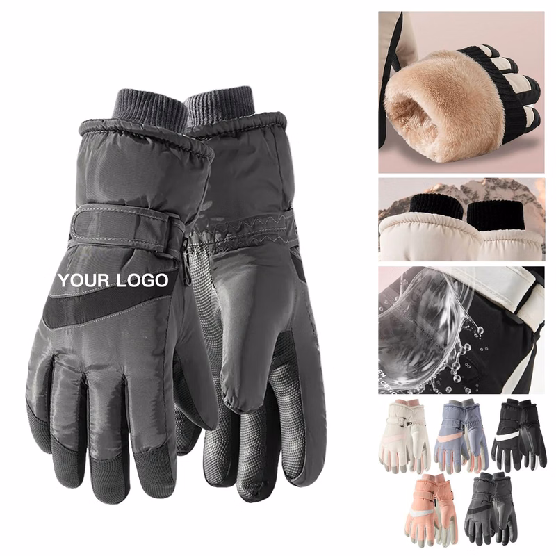 Durable Ski Gloves With Touchscreen Function