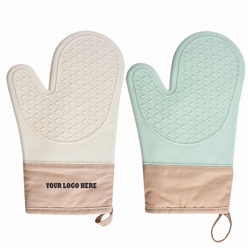 Heat-Resistant Silicone Oven Mitts for Cooking
