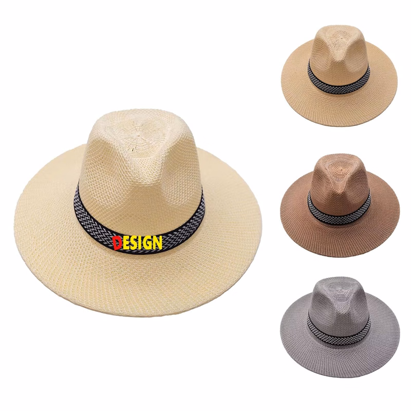 Straw Fedora Sun Hat