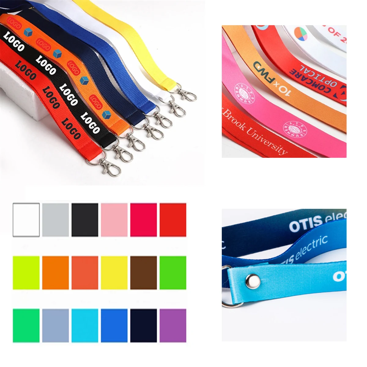 Customizable Full Color Polyester Neck Lanyard 1