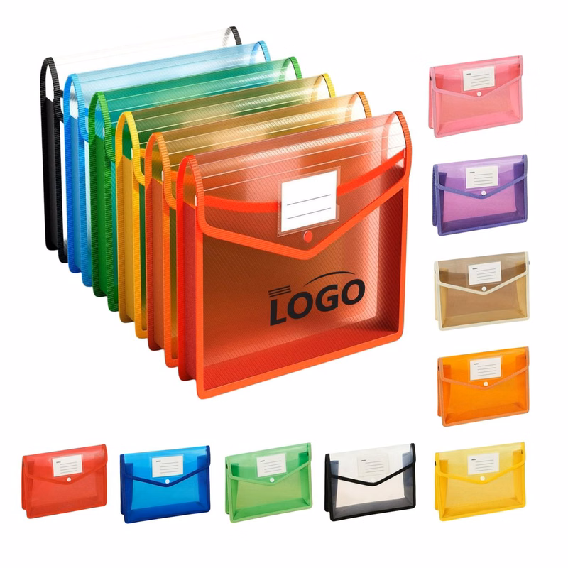 MOQ10 Transparent A4 Document Bag